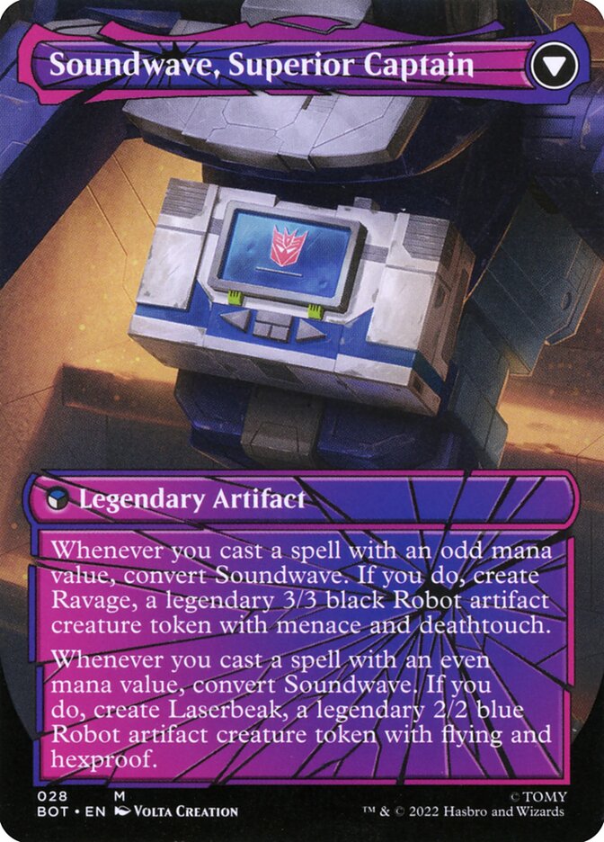 Soundwave, Sonic Spy // Soundwave, Superior Captain