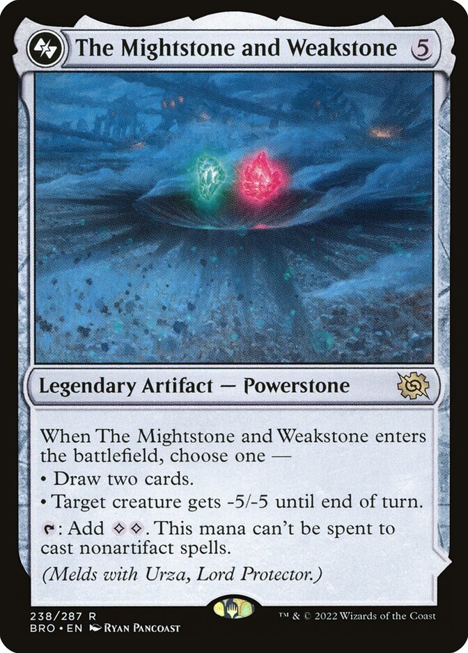 The Mightstone and Weakstone // Urza, Planeswalker