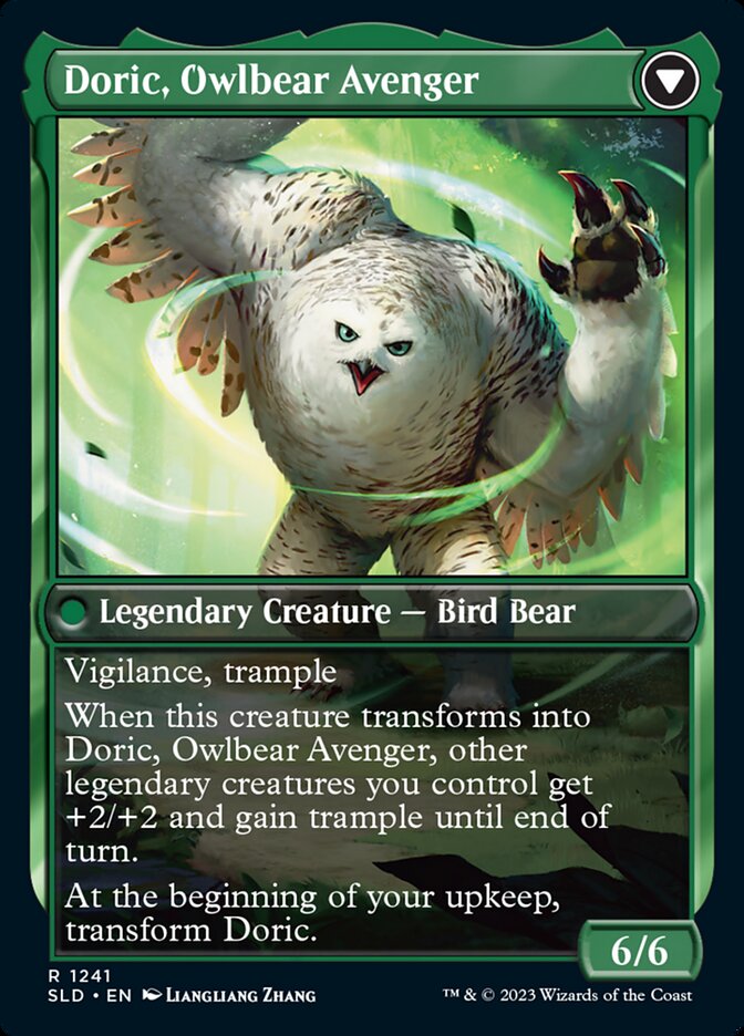 Casal, Lurkwood Pathfinder // Casal, Pathbreaker Owlbear