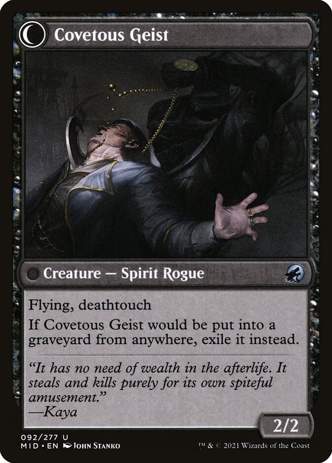 Covert Cutpurse // Covetous Geist