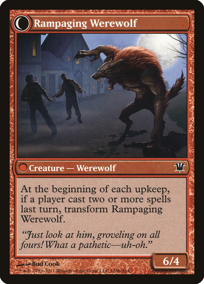 Tormented Pariah // Rampaging Werewolf