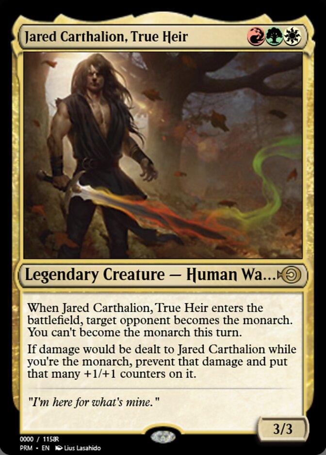 Jared Carthalion, True Heir