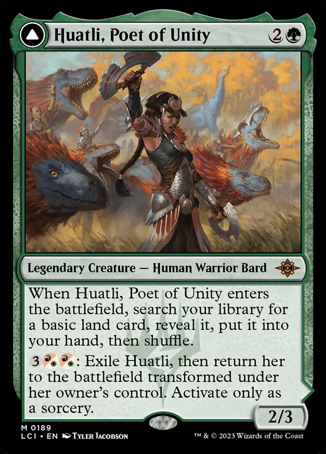 Huatli, Poet of Unity // Roar of the Fifth People