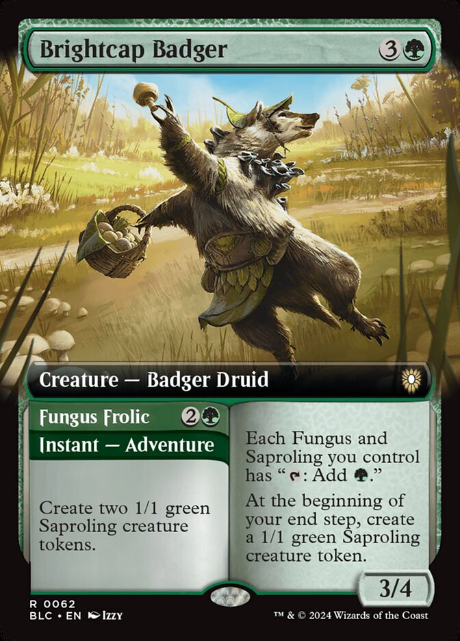 Brightcap Badger // Fungus Frolic