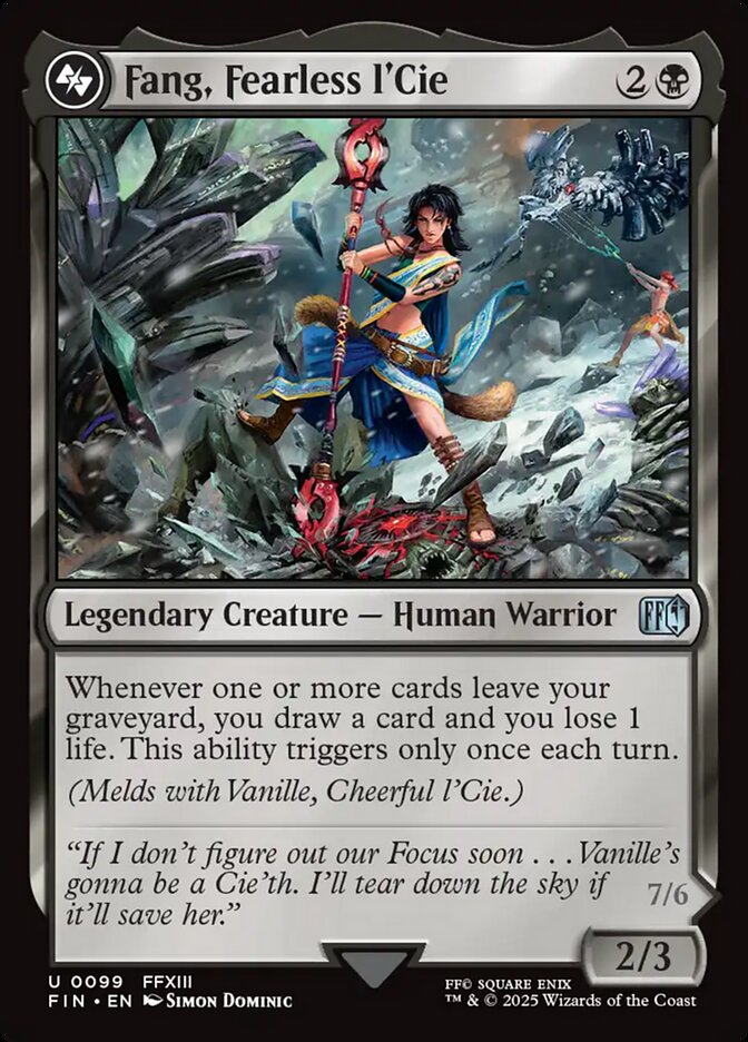 Fang, Fearless l'Cie // Vanille, Cheerful l'Cie
