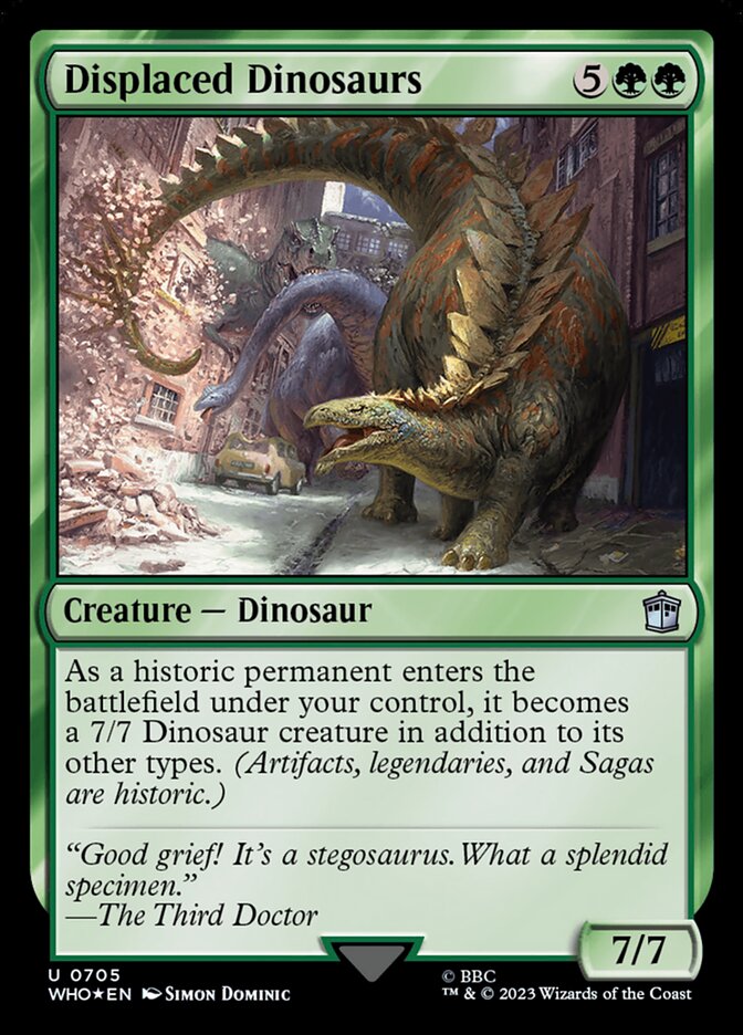 Displaced Dinosaurs