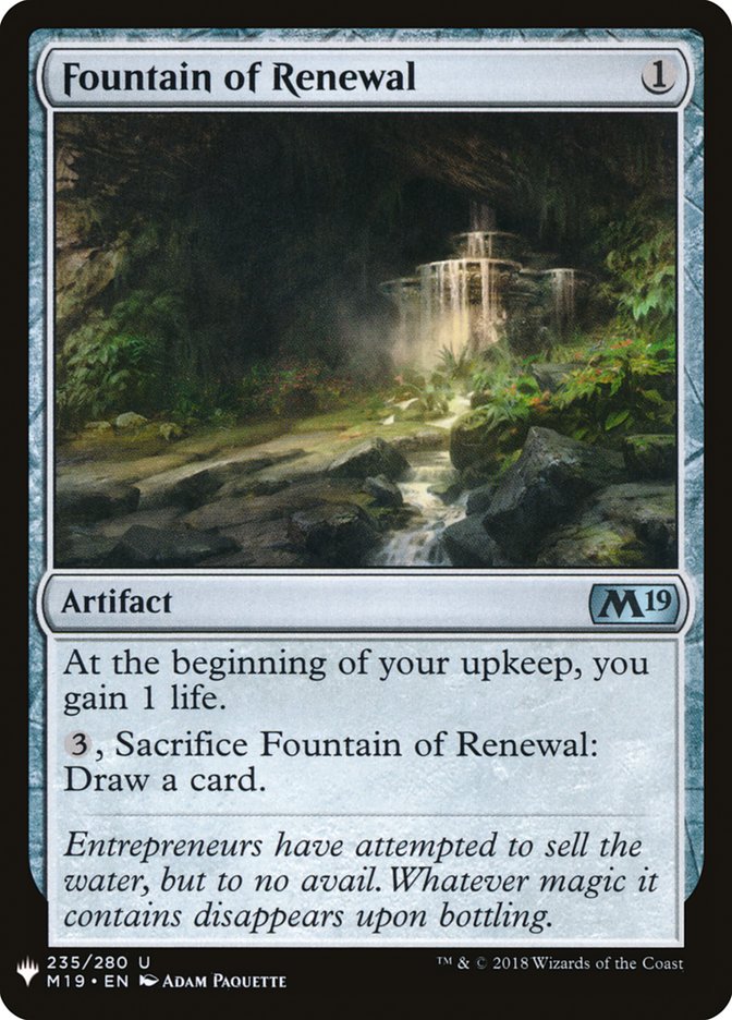 Fountain of Renewal