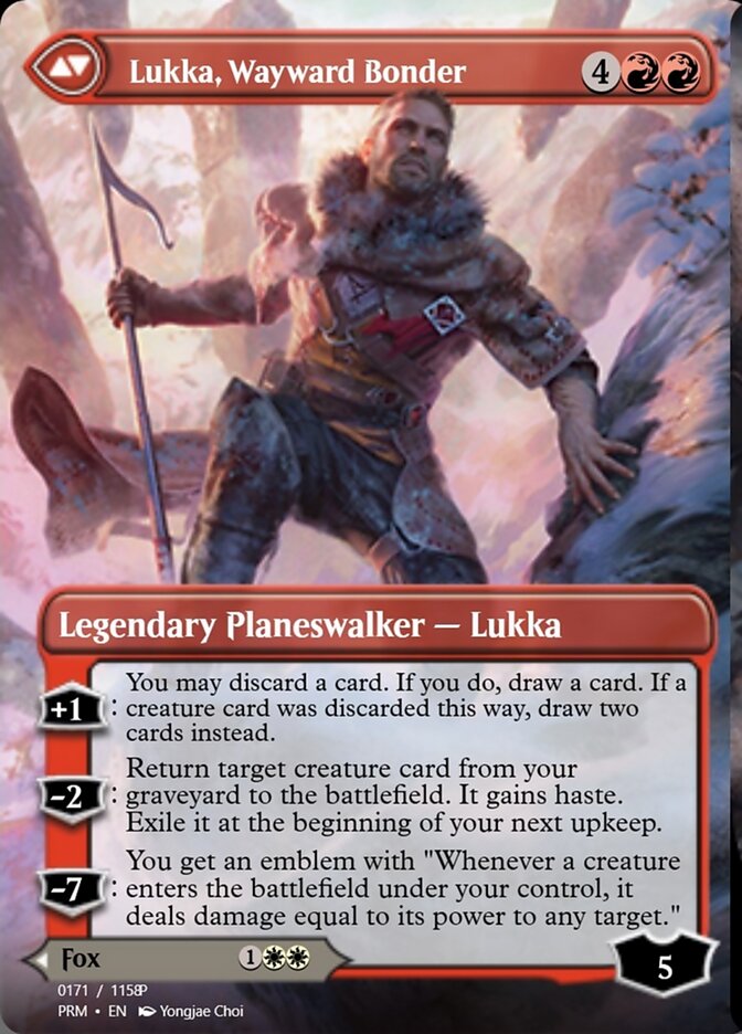 Mila, Crafty Companion // Lukka, Wayward Bonder