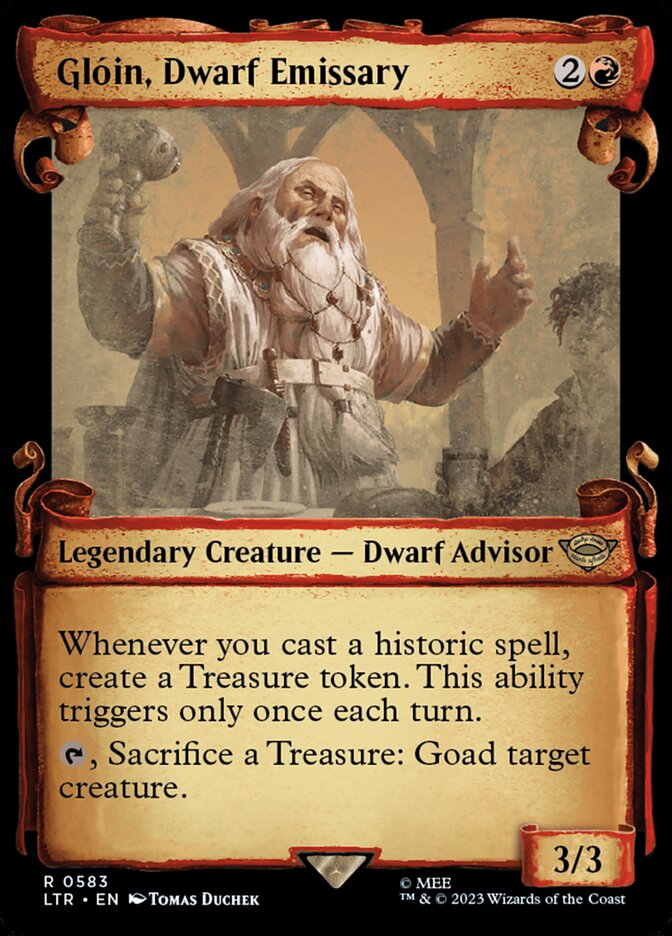 Glóin, Dwarf Emissary