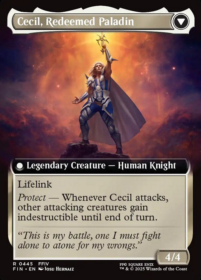 Cecil, Dark Knight // Cecil, Redeemed Paladin