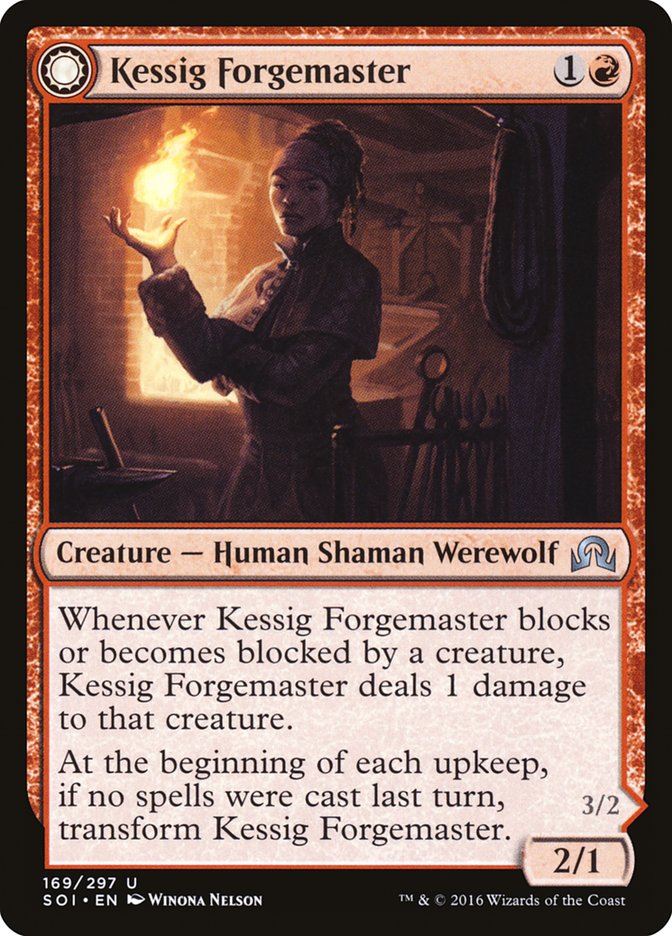 Kessig Forgemaster // Flameheart Werewolf