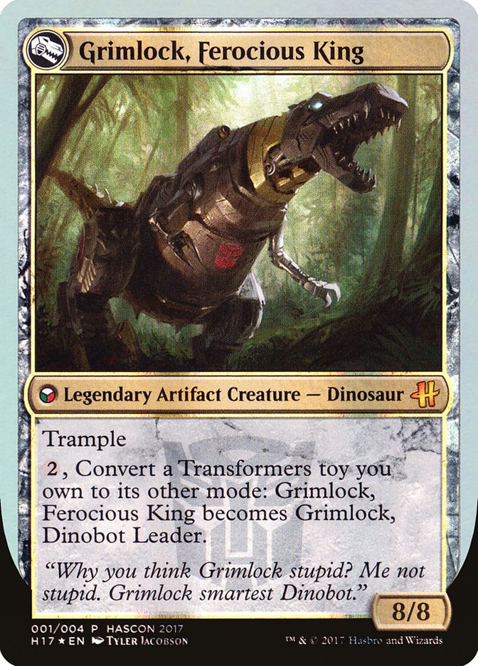 Grimlock, Dinobot Leader // Grimlock, Ferocious King