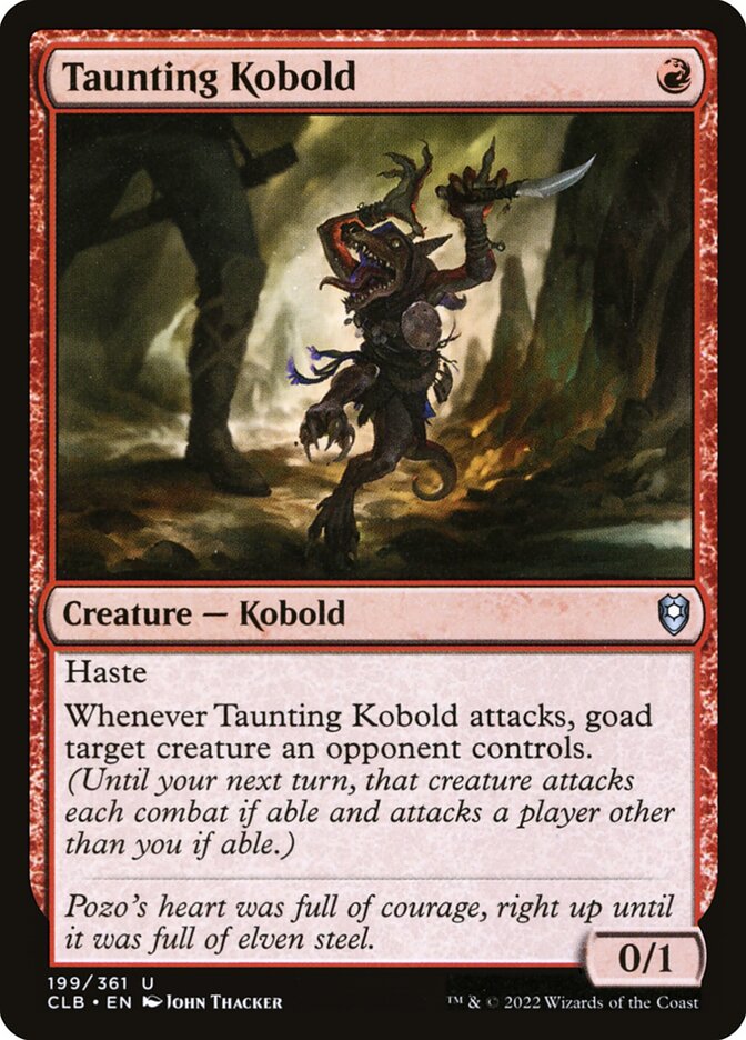 Taunting Kobold