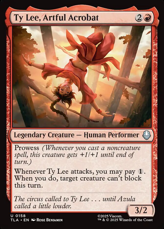 Ty Lee, Artful Acrobat