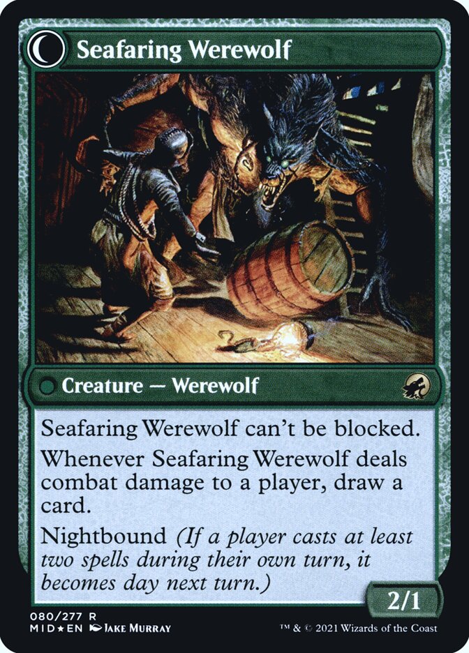 Suspicious Stowaway // Seafaring Werewolf