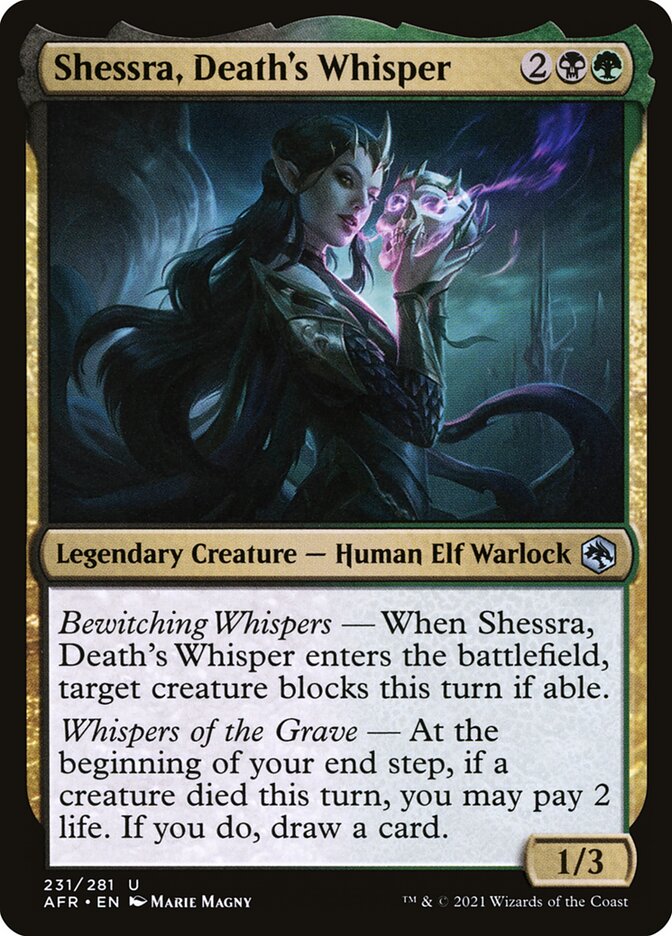 Shessra, Death's Whisper