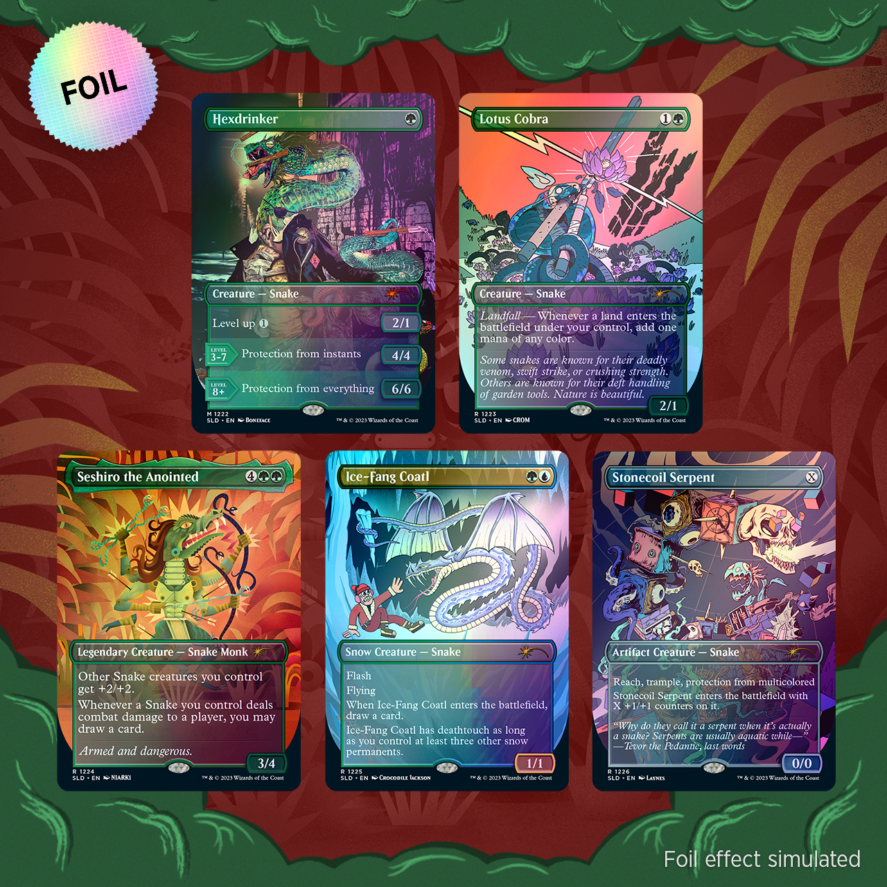 Secret Lair Drop Ssssssnakessssss Foil