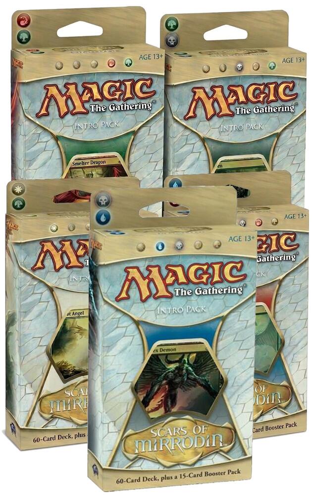 Scars of Mirrodin Intro Pack Set of 5