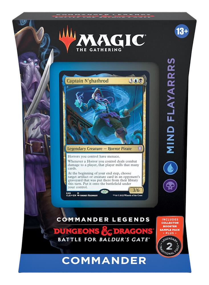 Commander Legends Battle for Baldurs Gate Commander Deck Mind Flayarrrs Minimal Packaging