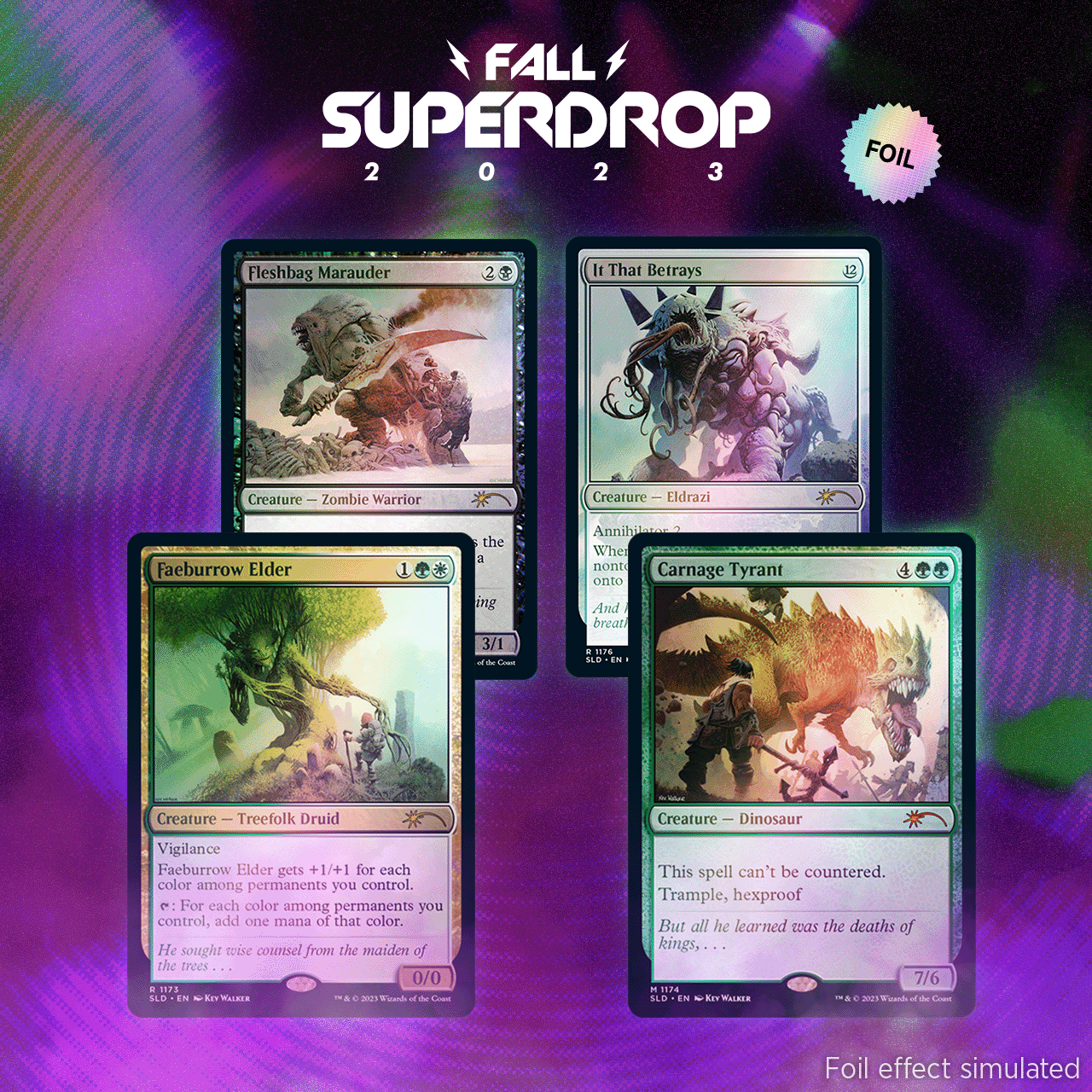 Secret Lair Drop Artist Series Kev Walker Foil