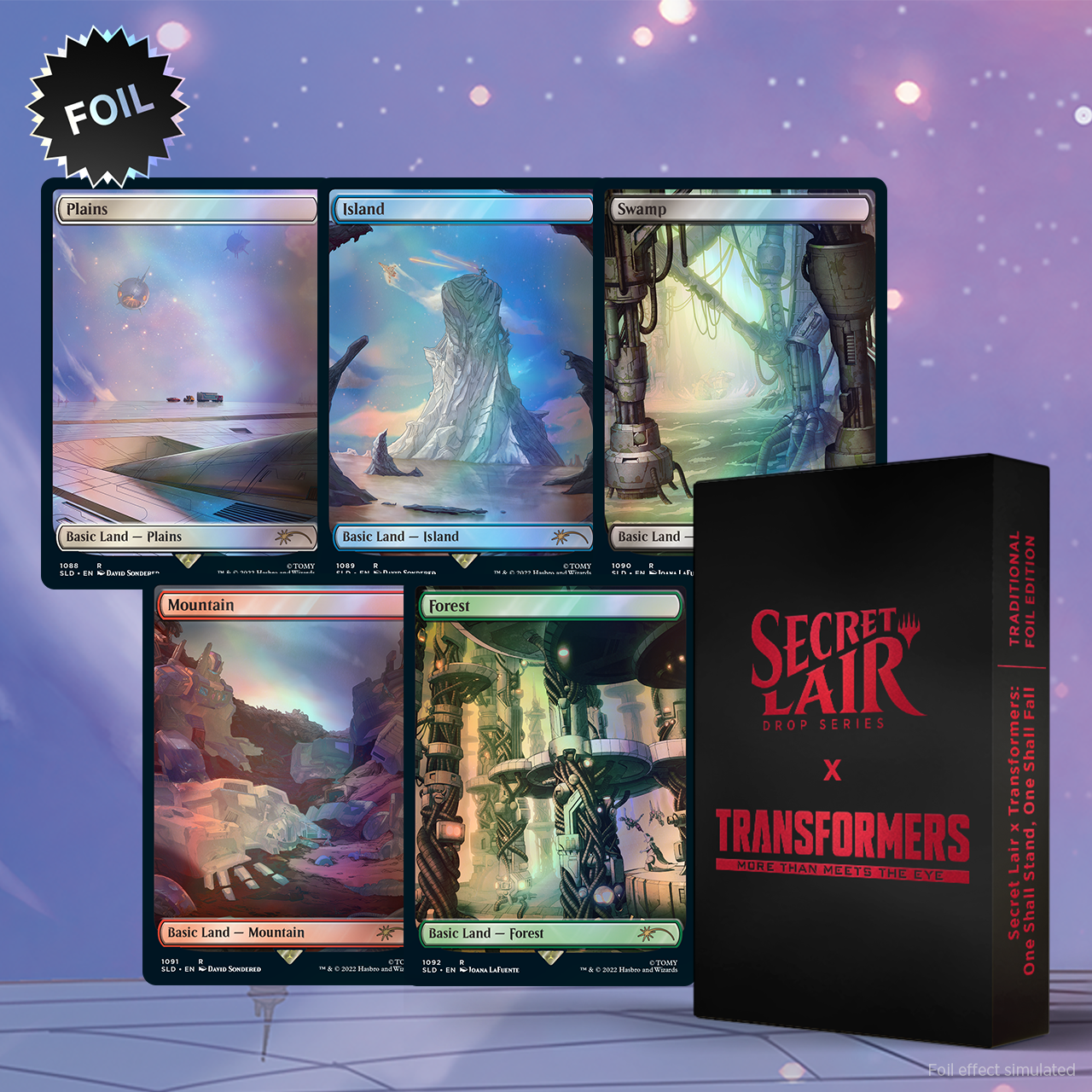 Secret Lair Drop Transformers One Shall Stand One Shall Fall Foil