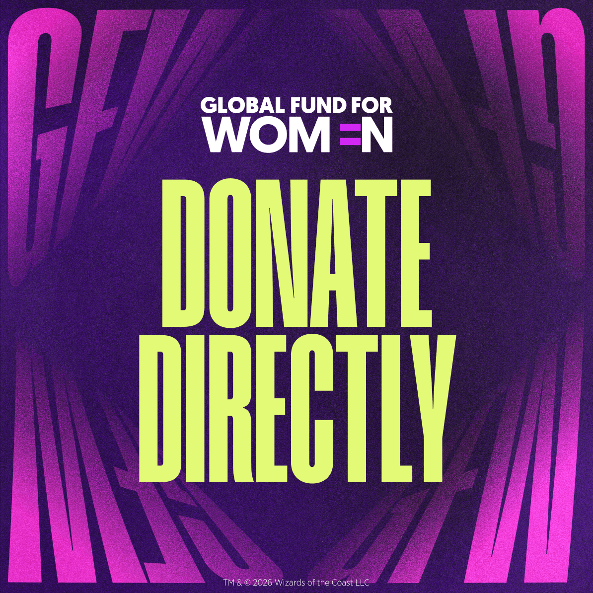 Donate Directly to Global Fund for Women
