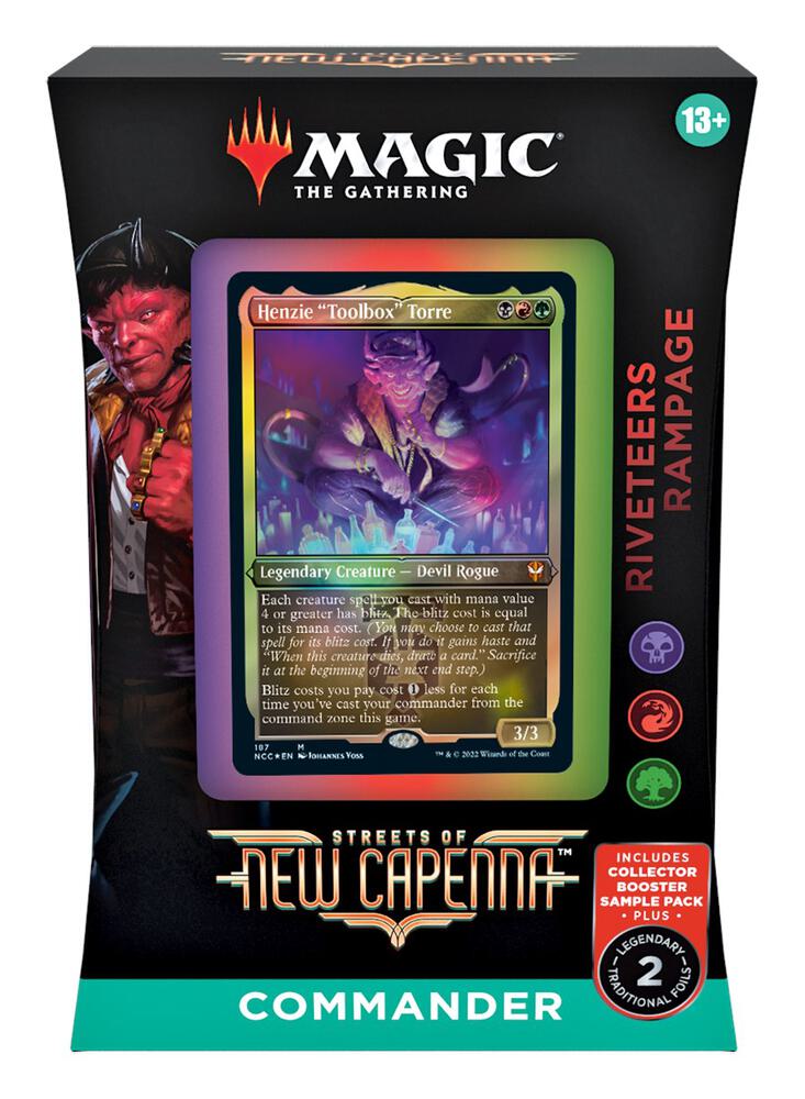 Streets of New Capenna Commander Deck Riveteers Rampage Minimal Packaging