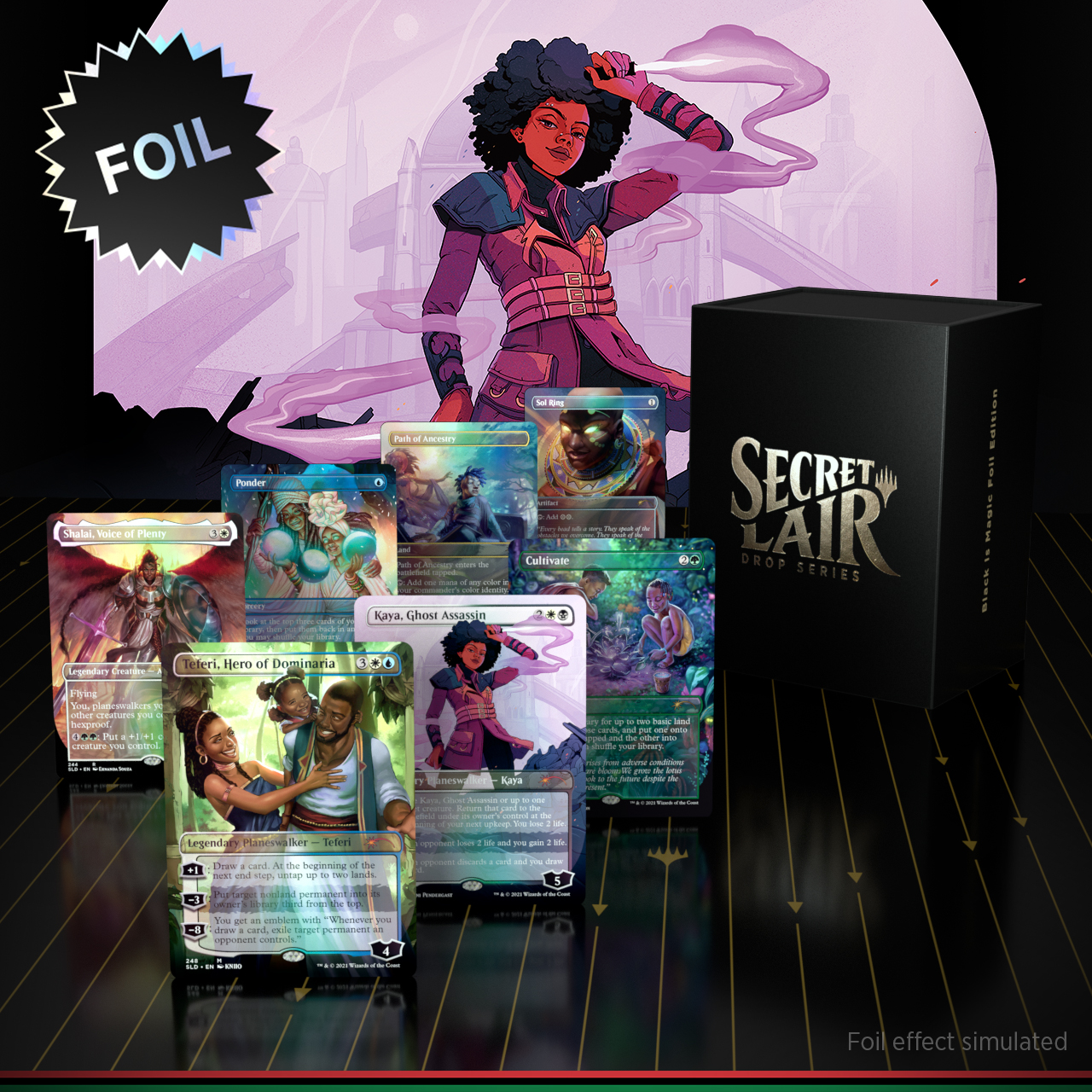 Secret Lair Drop Black is Magic Foil