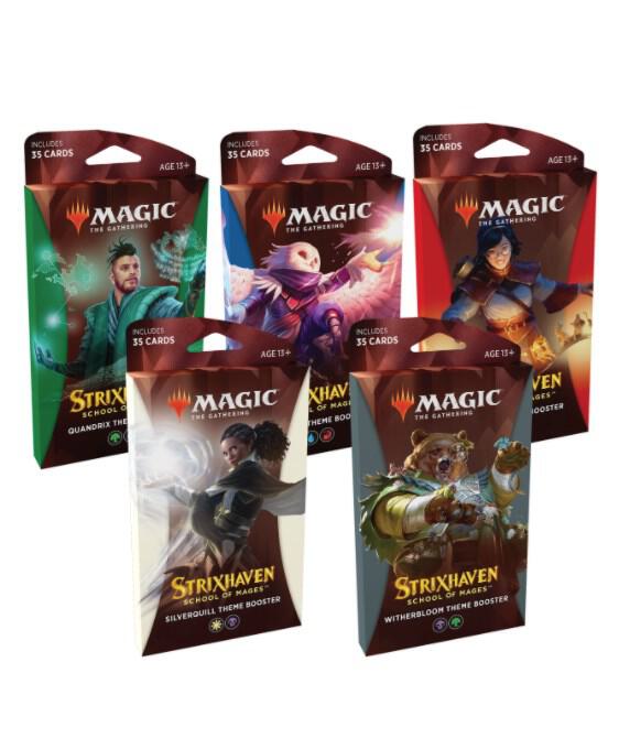 Strixhaven School of Mages Theme Booster Set of 5