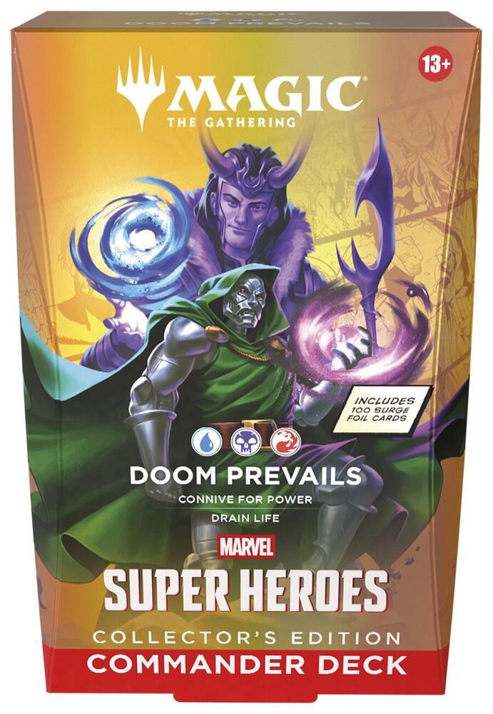 Marvel Super Heroes Commander Deck Doom Prevails Collector's Edition