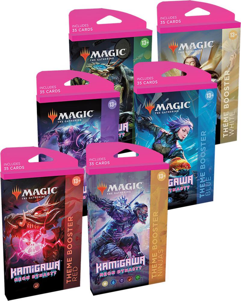 Kamigawa Neon Dynasty Theme Booster Set of 6