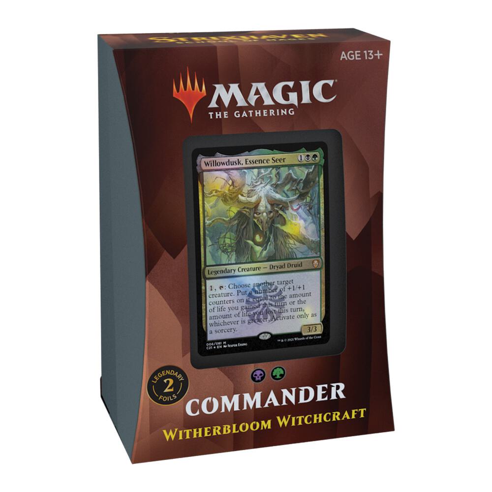Commander 2021 Commander Deck Witherbloom Witchcraft Minimal Packaging