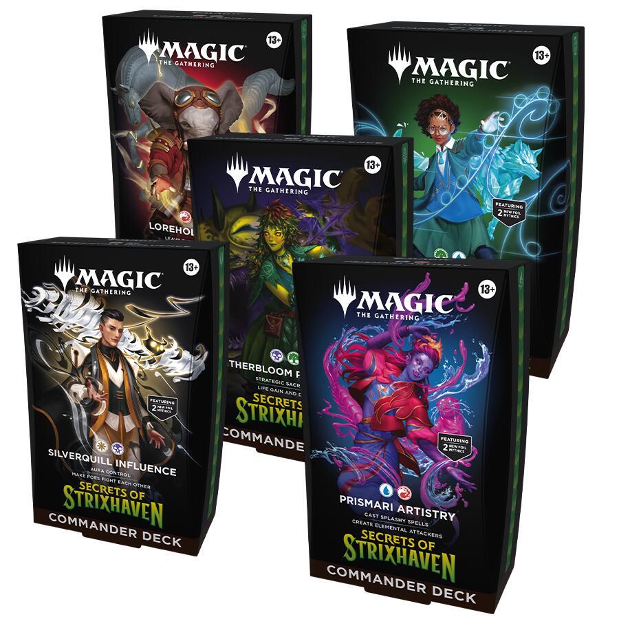 Secrets of Strixhaven Commander Deck Set of 5