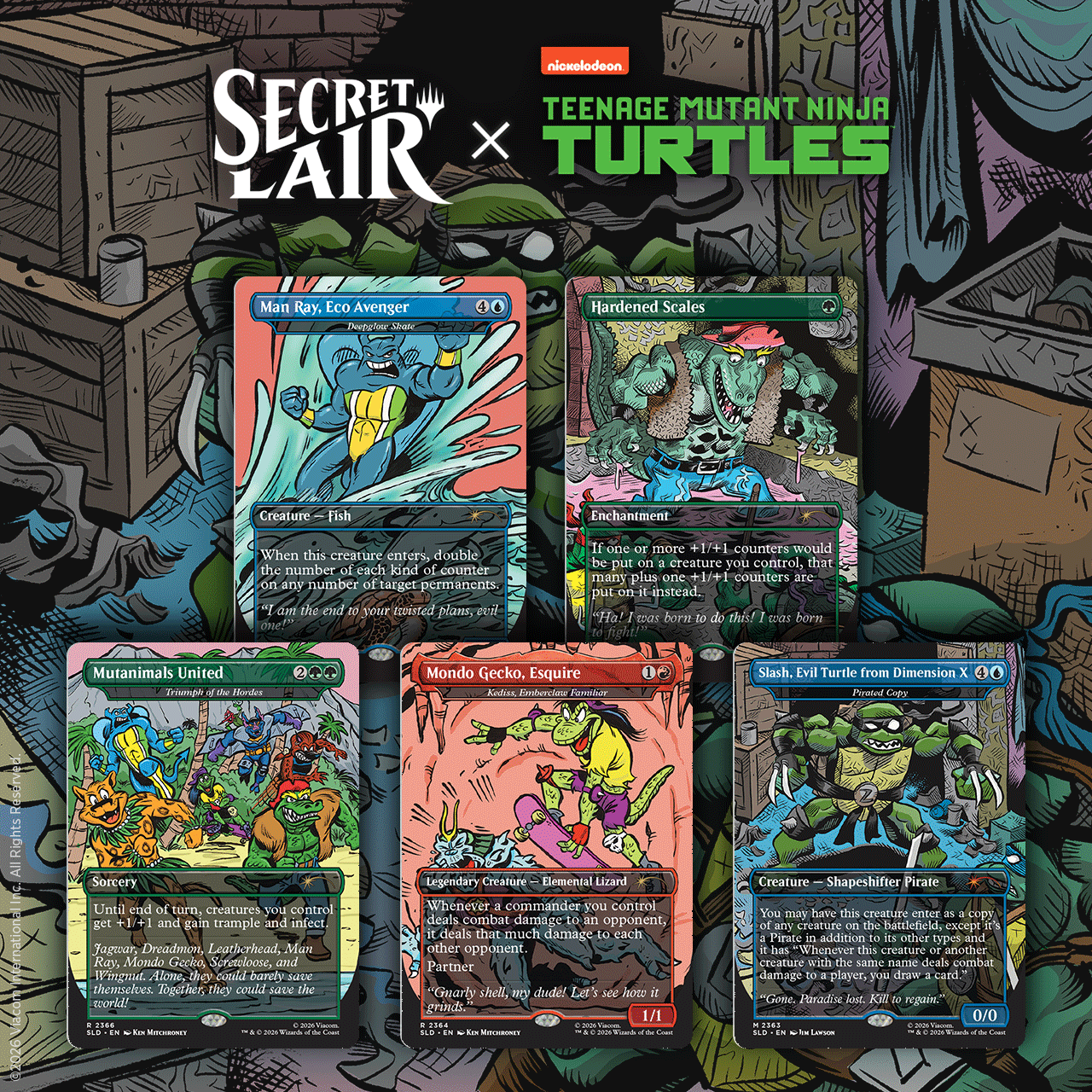 Secret Lair Drop Teenage Mutant Ninja Turtles The Mighty Mutanimals