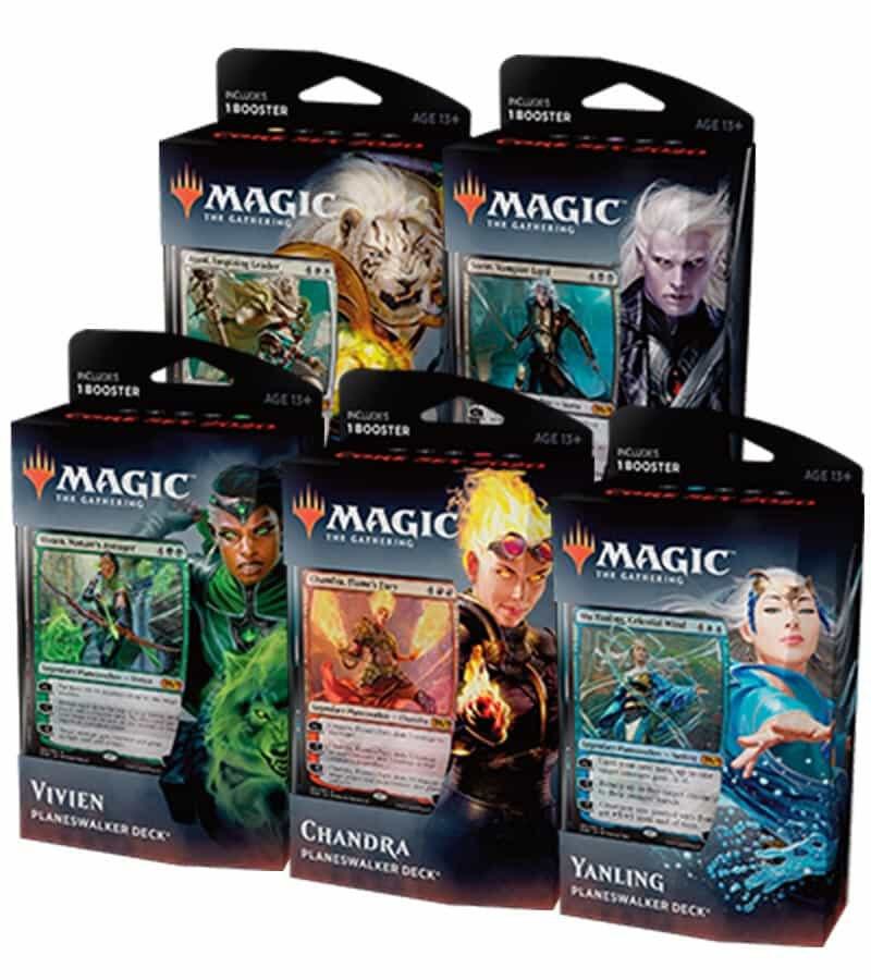 Core Set 2020 Planeswalker Decks Set of 5