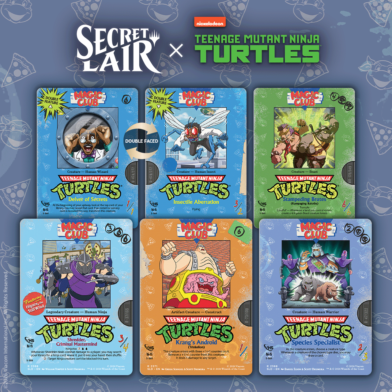 Secret Lair Drop Teenage Mutant Ninja Turtles VHS Villains
