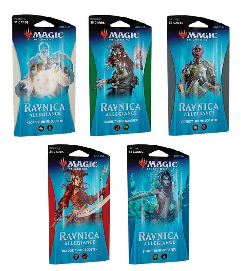 Ravnica Allegiance Theme Booster Pack Set of 5