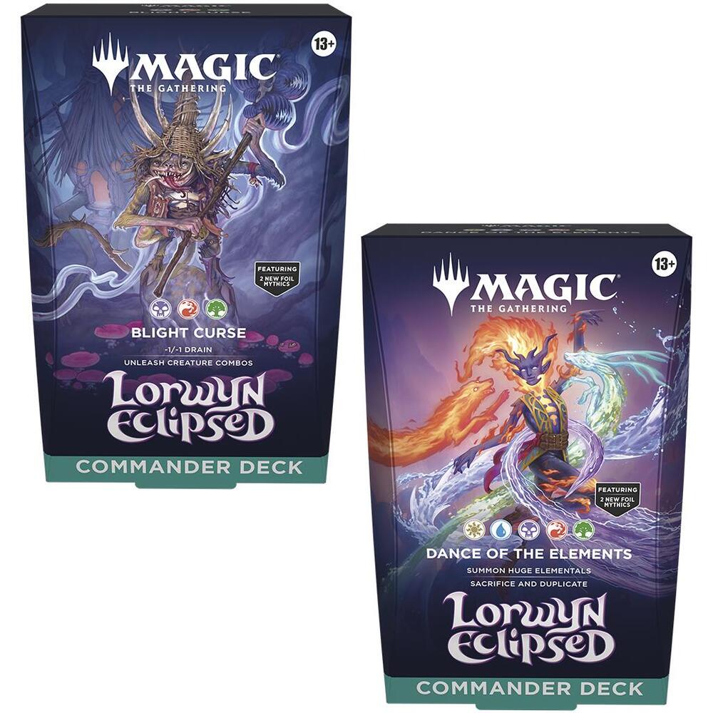 Lorwyn Eclipsed Commander Deck Set of 2