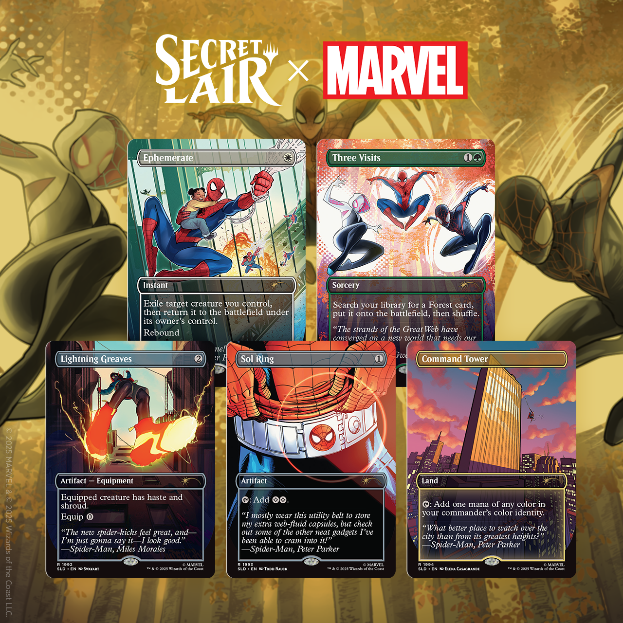Secret Lair Drop Secret Lair x Marvels Spider-Man Heroic Deeds