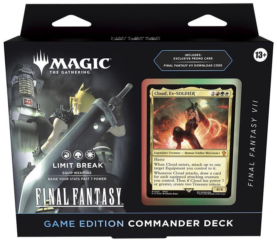 Final Fantasy Commander Deck Limit Break Game Edition