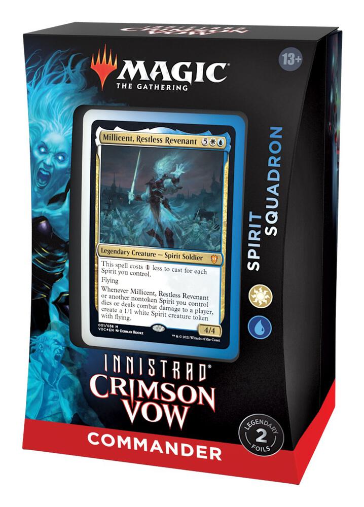 Innistrad Crimson Vow Commander Deck Spirit Squadron Minimal Packaging