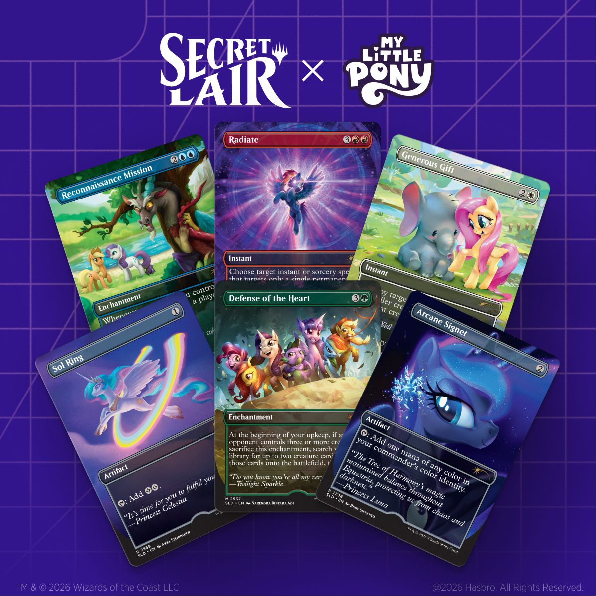 Secret Lair Drop My Little Pony Friendship is Magic