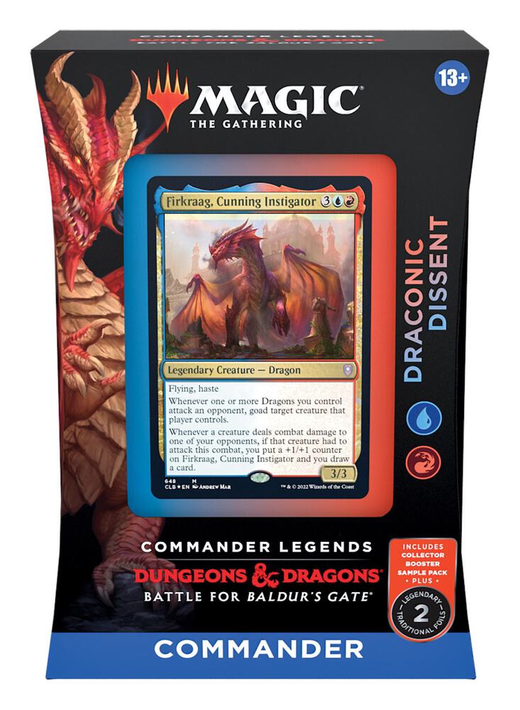 Commander Legends Battle for Baldurs Gate Commander Deck Draconic Dissent