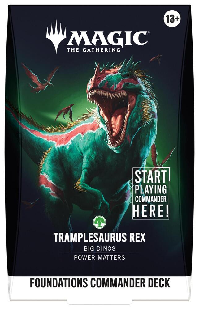 Foundations Commander Deck Tramplesaurus Rex