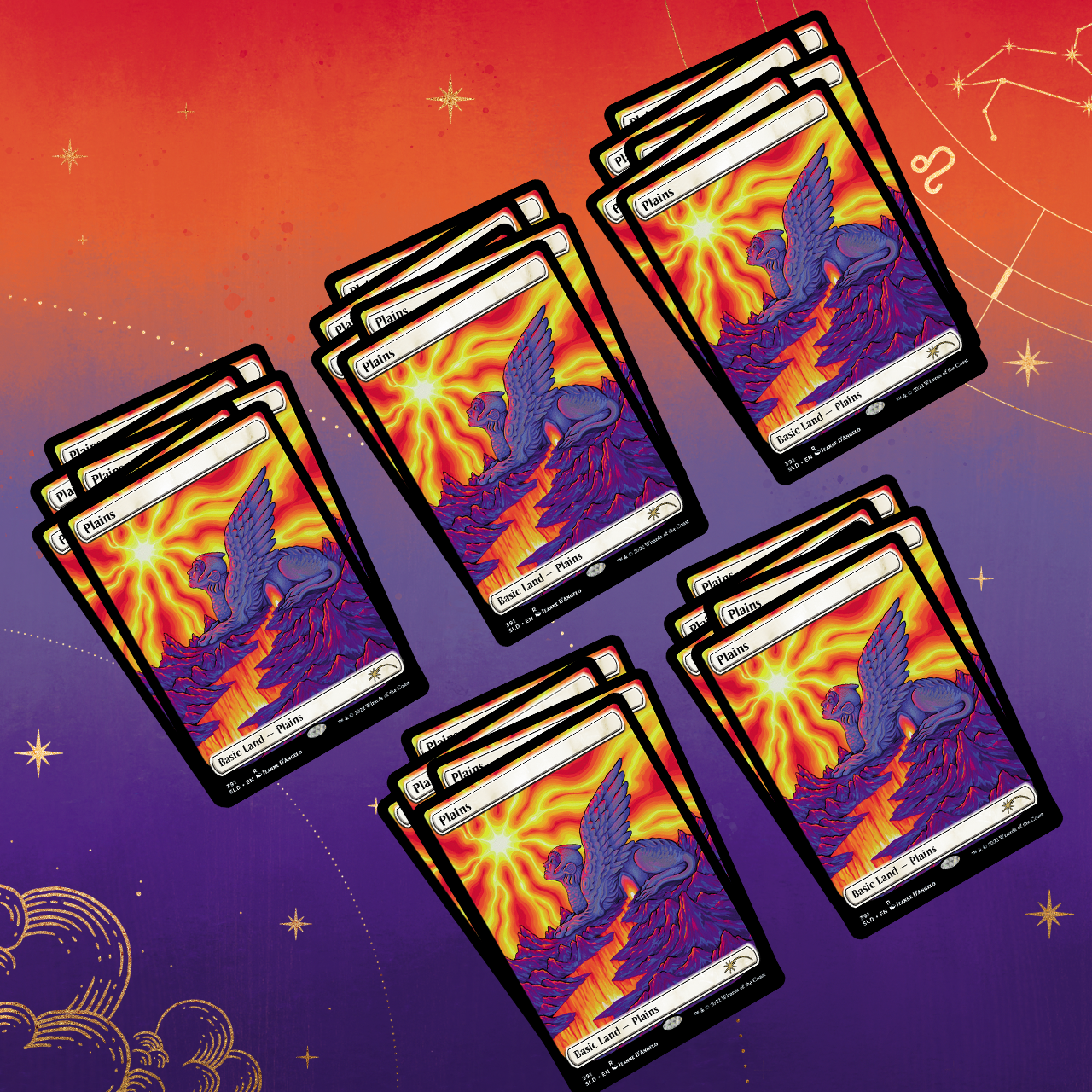 Secret Lair Bundle Astrology Lands Leo