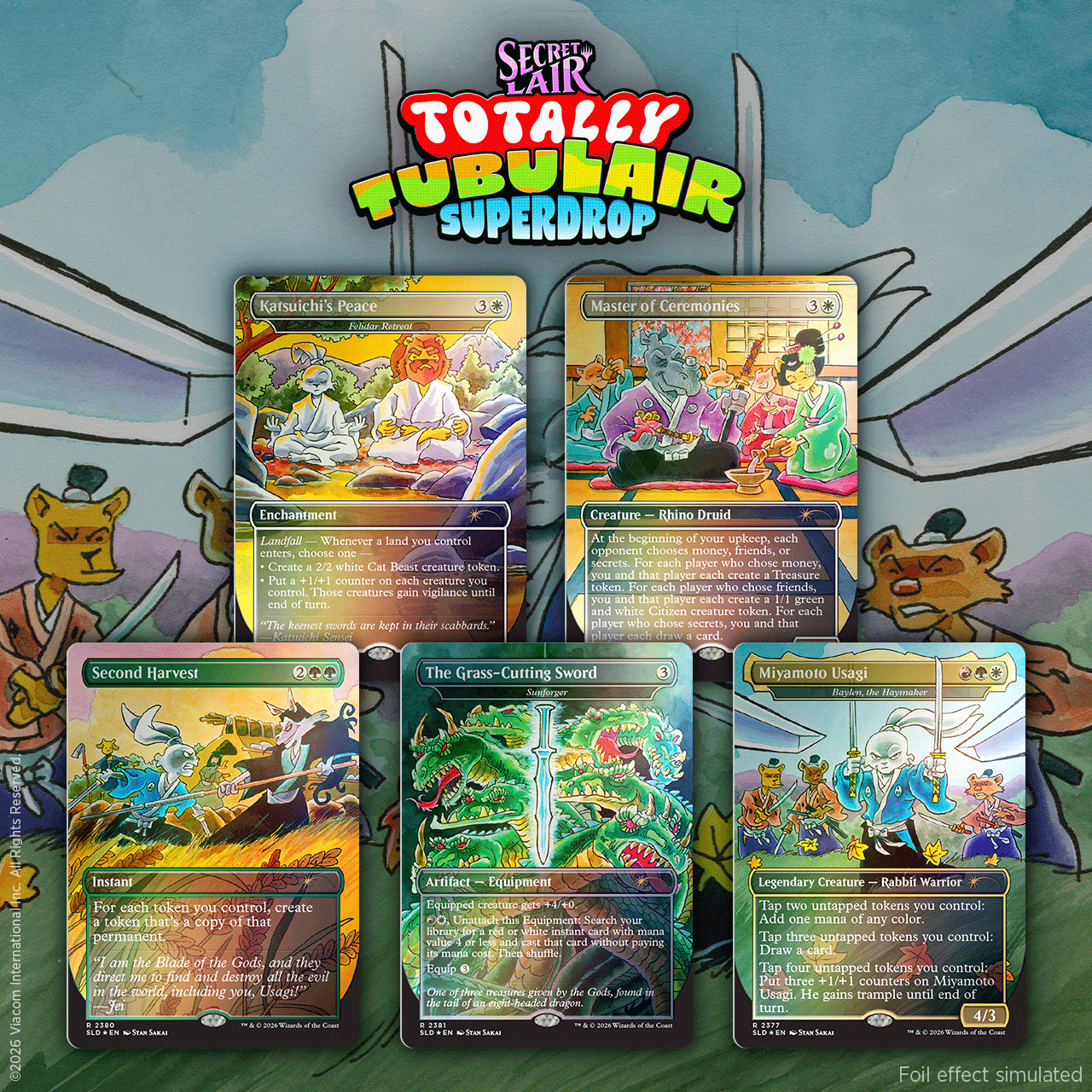 Secret Lair Drop Featuring Stan Sakai Foil
