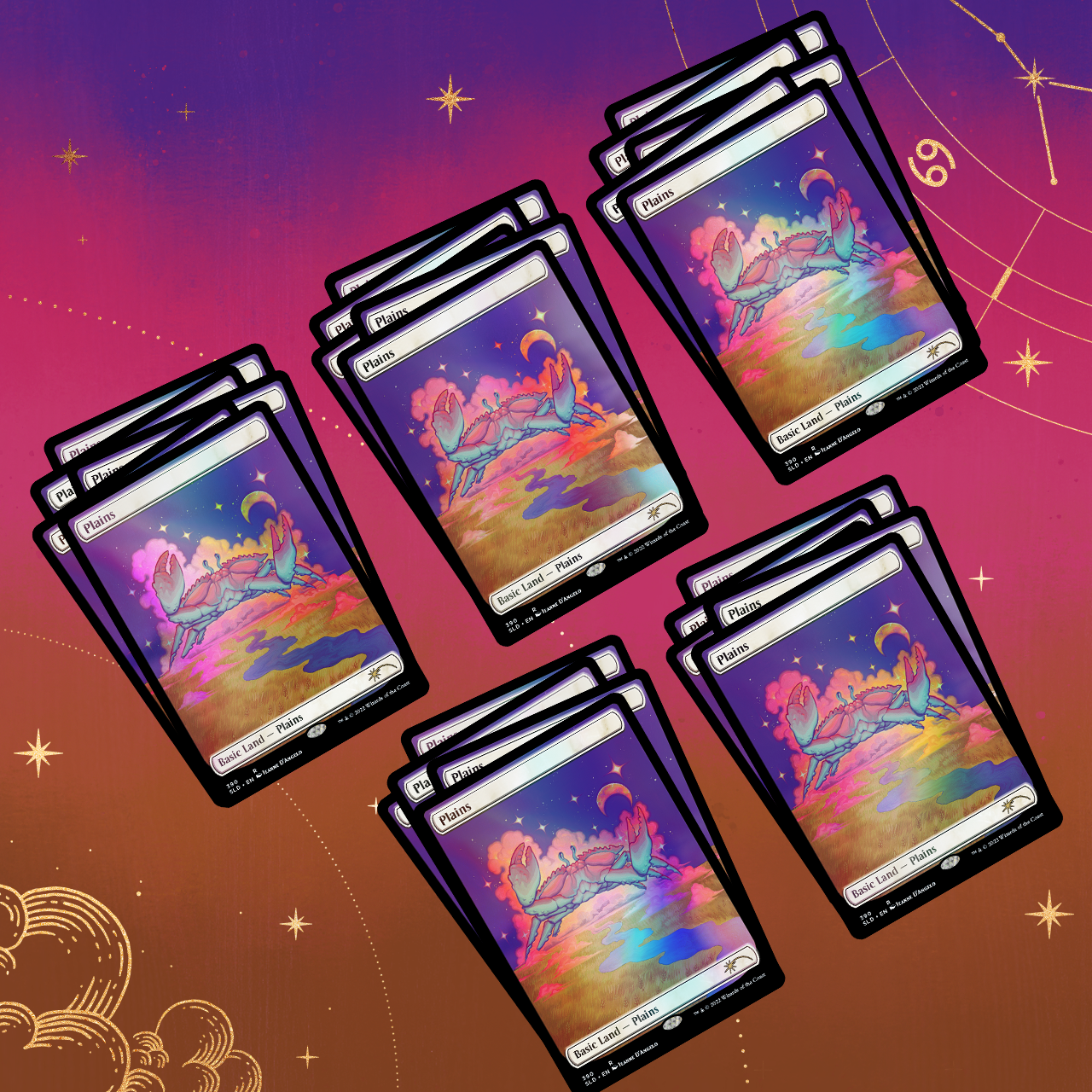 Secret Lair Bundle Astrology Lands Cancer
