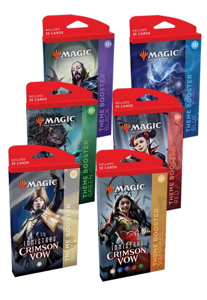 Innistrad Crimson Vow Theme Booster Set of 6