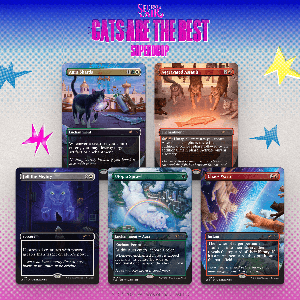 Secret Lair Drop Cats of Chaos