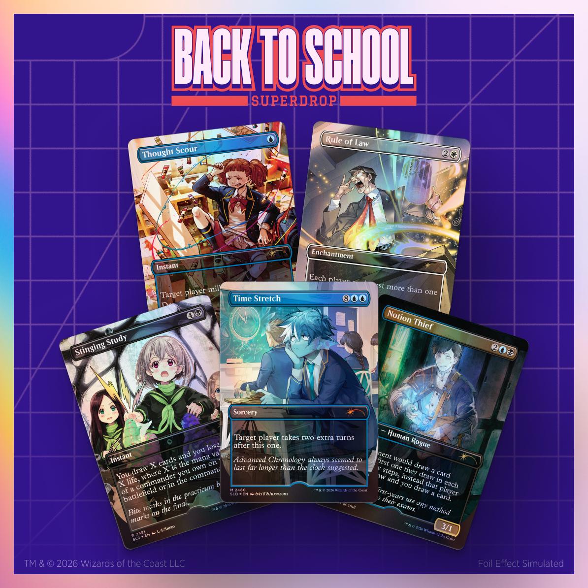 Secret Lair Drop Mahō Gakuin Seishun Hakusho — 魔法学院青春白書 Foil